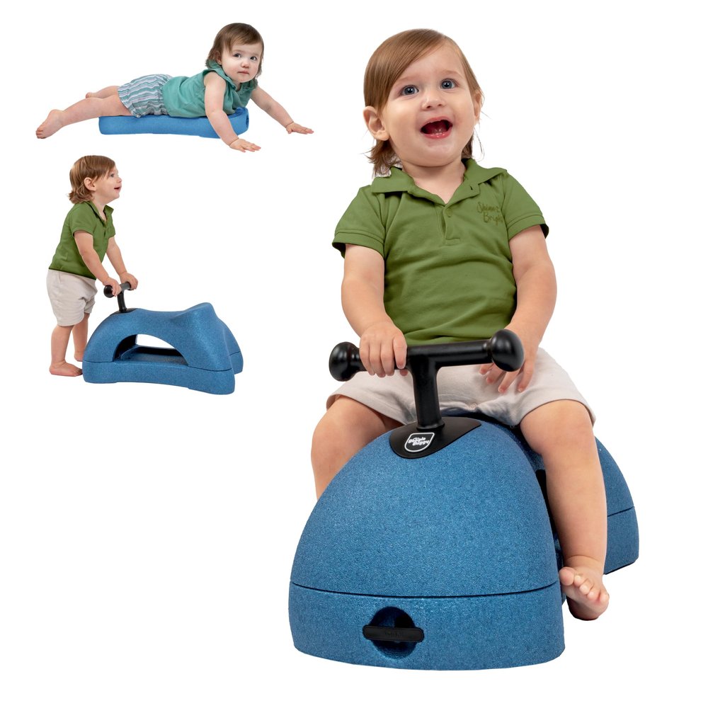 Nuby Boogie Buggy 3-in-1 Scooter for Kids - Walker, Scooter & Caster Board - Indoor & Outdoor Ride-On Toy for Ages 12+ Months - Blue