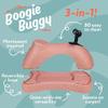 Nuby Boogie Buggy 3-in-1 Scooter for Kids - Walker, Scooter & Caster Board - Indoor & Outdoor Ride-On Toy for Ages 12+ Months - Pink view 2