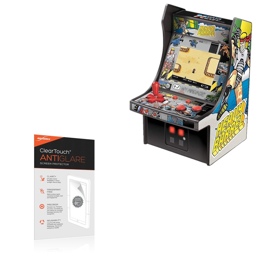 BoxWave Screen Protector Compatible With My Arcade Heavy Barrel Micro Player - ClearTouch Anti-Glare (2-Pack), Anti-Fingerprint Matte Film Skin