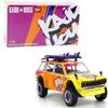 1:64 Diecast Model Car Compatible with Nissan Datsun KAIDO 510 Wagon 44 Kaido Islands V1 Orange Limited Edition by Kaido House x Mini GT KHMG210 view 1