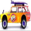 1:64 Diecast Model Car Compatible with Nissan Datsun KAIDO 510 Wagon 44 Kaido Islands V1 Orange Limited Edition by Kaido House x Mini GT KHMG210 view 2