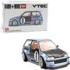 1:64 Diecast Model Car Compatible with Honda Civic (EF) Kaido Roulette V1 Light Blue Limited Edition by Kaido House x Mini GT KHMG179 view 1