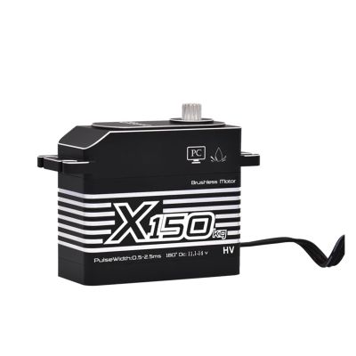 150KG High Torque High Pressure CNC Aluminum Shell Metal Gear Brushless Waterproof 1/5 Large Model