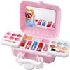 Disne Princess Makeup Set,for Little Girl ,Girls Makeup, Children's Play Makeup Set Box,, Princess Style Makeup Box, Suitable for Girls' Birthday Gifts view 1