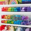 20 Pack Clear Storage Bins with Lids, Stackable Plastic Storage Boxes, Durable Storage Containers with Handles for Home, Office, and Bedroom Organization view 3