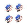 4pcs/lot FS90R 360 Degree Continuous Rotation mini Remote Control servo 6V 1.5KG view 2