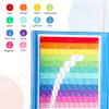 Magnetic Fraction Demonstration Book Educational Puzzle, Magnetic Fractions Book for Kids Fraction Math Manipulatives Fractions Tiles Montessori-inspired Score Disk Demonstrator for Elementary School view 2