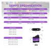 A06CLS V2 6g Gear 3.0KG Super Fast Programmable Servo for 1/18 1/24 1/27 1/28(A06CLS 15T JR) view 3