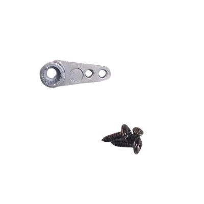 1 Piece Full Metal Servo Arm 9g 20T Metal Servo Arm Compatible with MG90D