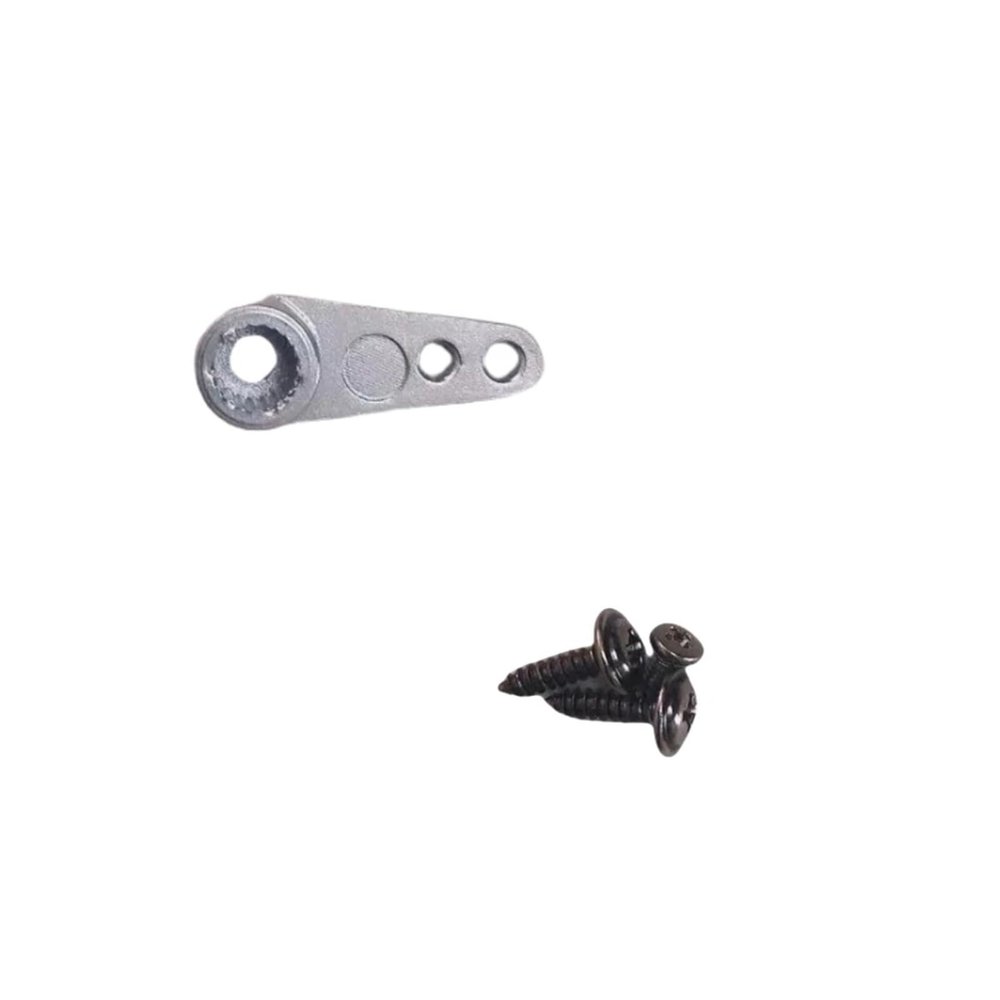 1 Piece Full Metal Servo Arm 9g 20T Metal Servo Arm Compatible with MG90D