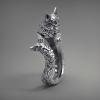 YIIABSLEP Cat Ring Cute Cat Live Ring Male Female view 3