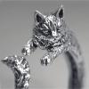 YIIABSLEP Cat Ring Cute Cat Live Ring Male Female view 4