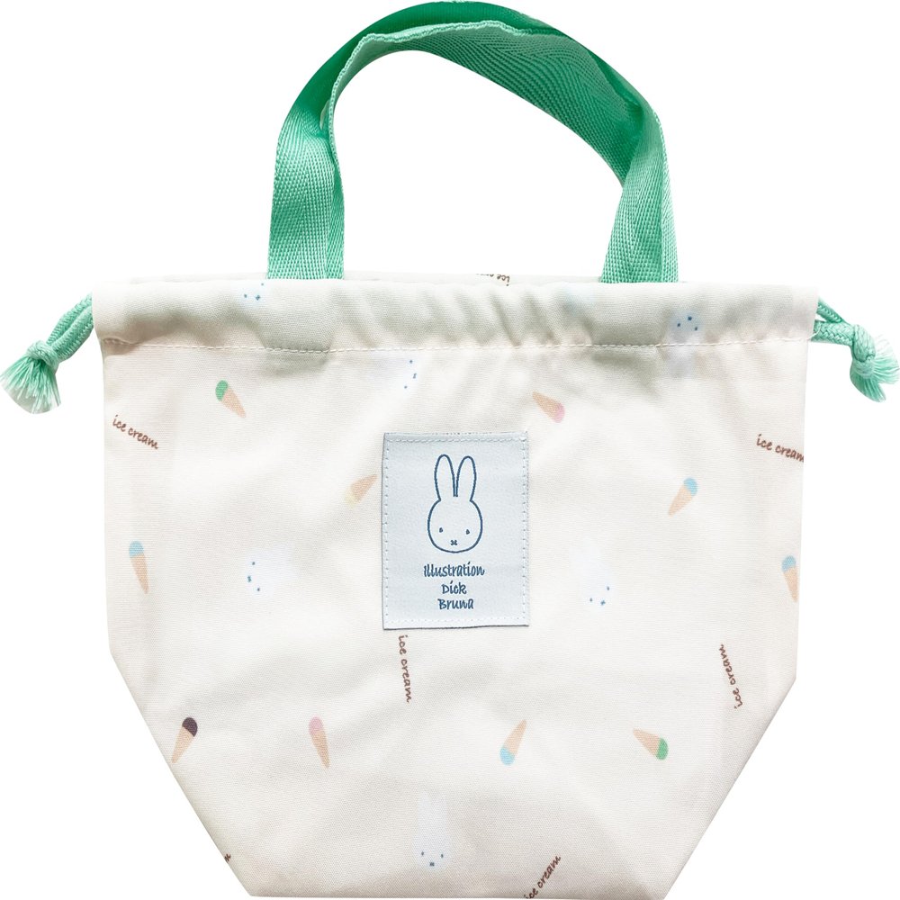 Miffy BN2304IV Drawstring Bag with Gusset