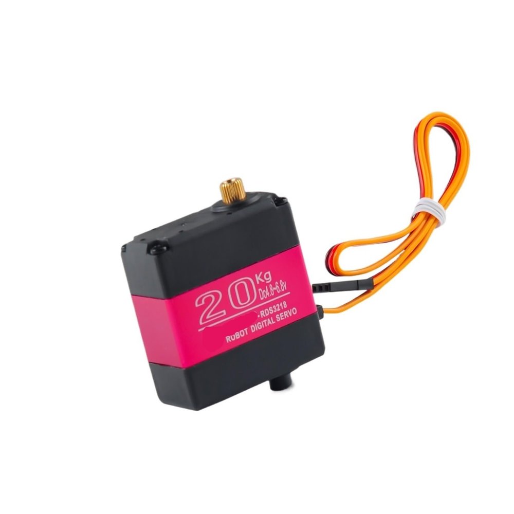 20KG RDS3218MG Digital Server with U-Shaped Bracket IP66 Waterproof 180 Degrees