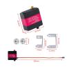 20KG RDS3218MG Digital Server with U-Shaped Bracket IP66 Waterproof 180 Degrees view 3
