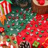120Pcs Mini Duck Statue Golden Duck Figurines Micro Garden Landscape Dollhouse Cake Decoration Potted Plants DIY Craft Charms for Party Gift(Red Green Silver) view 4