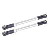 Compatible with Traxxas for Slash 4x4 4WD RC Car Upgrade Parts Replacement Accessories Aluminum Adjustable Steering Links Rod RC Assortment(Black) view 1