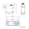 2pcs 4pcs 17g 6kg Torque Digital Servo Metal Gear High Speed Motor for 1/18 1/12 Scale(2pcs 180 Degree) view 2