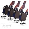 2pcs 4pcs 17g 6kg Torque Digital Servo Metal Gear High Speed Motor for 1/18 1/12 Scale(2pcs 180 Degree) view 3