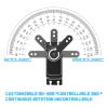 47KG PWM Digital Brushless Servo High Torque High Pressure CNC Aluminum Shell Metal Gear Suitable for 1/8 1/10 1/12(47kgCLS 357 Degree) view 3