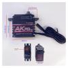 Waterproof servo 180/270 Metal Stainless Steel Gear 47 kg 70 kg High Torque 0.07 sec(47kg 180degree) view 3