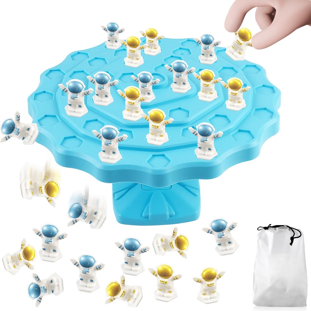 kowgical Astronaut Balance Game, Two-Player Balance Tree Board Game, Interactive Family Balance Tree Desktop Game for Teenager