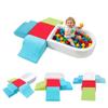 5Pcs Foam Climbing Blocks for Toddlers, Indoor Soft Climbing Toys with Ball Pit for Baby, Crawling Toys Activity Play Set for Playroom Living Room, Birthday Gifts for 1-3 Years(Balls not Included) view 1