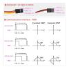 60/80/150KG 7.4V RDS5180 270 Digital Metal Servo Dual Axis Waterproof IP66 with U-Shaped Bracket(150KG 270) view 4