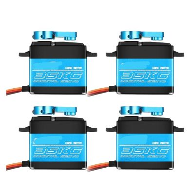 1/2/4pcs 35KG FT5330M Digital Servo Motor 7.4V 180 Degree RC Metal Gear Waterproof Suitable for 1/8/10 RC(4pcs)