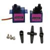 4PCS SG92R servo Motor Plastic Gear Simulated Steering Gear 90/180/270 Angle controllable 360 Continuous(9g 90 Degree) view 3