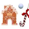 Best Christmas Game - Gingerbread Golf Game Set, Christmas Decoration Mini Golf Course, Gingerbread House Miniature Golfs Set for Kids Family view 1