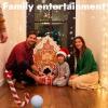 Best Christmas Game - Gingerbread Golf Game Set, Christmas Decoration Mini Golf Course, Gingerbread House Miniature Golfs Set for Kids Family view 2
