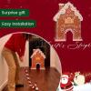 Best Christmas Game - Gingerbread Golf Game Set, Christmas Decoration Mini Golf Course, Gingerbread House Miniature Golfs Set for Kids Family view 3