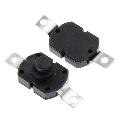 10PCS Push Button Switch 30V 1A Flashlight Switch Lock 17X12X9.5MM Table lamp Switch Flashlight Button Switch ON-Off