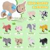Cessfle 40 Pieces Magnetic Farm Animals Toys Play Set, Fun and Educational 3D Printed Animals for Easter Basket Stuffers, Easter Gifts for 3-5 5-7 8-12 Year Old Kids Boy Girl view 2