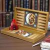 19.6" Persian Khatam Backgammon Set  Large Handmade Wooden Game Board for Adults  Decorative Inlay Design  Classic Strategy Game  Gift for Dad, Husband, Birthday or Anniversary view 2