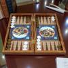 19.6" Persian Khatam Backgammon Set  Large Handmade Wooden Game Board for Adults  Decorative Inlay Design  Classic Strategy Game  Gift for Dad, Husband, Birthday or Anniversary view 3