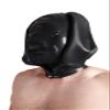 AiCc stylists Latex Double-layer Mask with Mouth and Outer Zipper Suitable for Suffocating Games (XXL) view 1
