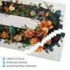 RMYRHQ Enchanted Floral Letter U Wooden Jigsaw Puzzle for Adults 1000 Pieces Oranges Peach Flowers Green Leaves Vines Alphabet Art Puzzle Suitable for Party Game Nights Give to Friends Present view 4