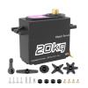 20kg Pwm Digital Servo High Torque Metal Gear Servo Suitable for Remote Control Accessories 1/8 1/10 1/12(20kgMG 180 Degree) view 2