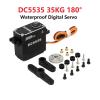 DC5535 35 kg Waterproof servo 180/270360 All-Aluminum housing Stainless Steel Gear high Torque(DC5535-35kg-180) view 2