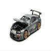 1:64 Diecast Model Car Compatible with Toyota Supra GT300 Top Secret (Raw Metal) 2025 Hongkong ToyCar Salon Limited Edition by Pop Race PR640332 view 2