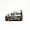 1:64 Diecast Model Car Compatible with Toyota Supra GT300 Top Secret (Raw Metal) 2025 Hongkong ToyCar Salon Limited Edition by Pop Race PR640332 view 3