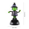 Halloween Car Dashboard Solar Powered Dancing Toys 5x7x11cm Skull Pumpkin Zombie Witch Car Shaking Head Dancer Doll Figurines Ghost Dancers Figurine for Halloween Party view 4