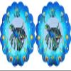 2 Pack 12 Inch 3D Metal Wind Spinner - Weatherproof Rustproof Hanging Decoration Suitable for Indoor & Outdoor Use, Perfect Christmas Thanksgiving Gift for Mom, Wife and Nature Lovers (Turtle) view 1
