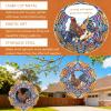 2 Pack 12 Inch 3D Metal Wind Spinner - Weatherproof Rustproof Hanging Decoration Suitable for Indoor & Outdoor Use, Perfect Christmas Thanksgiving Gift for Mom, Wife and Nature Lovers (Turtle) view 3