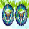 2 Pack 12 Inch 3D Metal Wind Spinner - Weatherproof Rustproof Hanging Decoration Suitable for Indoor & Outdoor Use, Perfect Christmas Thanksgiving Gift for Mom, Wife and Nature Lovers (Butterfly2) view 1