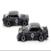 1:64 Diecast Model Car Compatible with Nissan Skyline GT-R V8 Drift Hakosuka #95 Black and Datsun Laurel C130 Black 2 Car Box Set Hong Kong Toycar Salon 2025" Limited Edition by Pop Race view 3