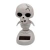 Halloween Car Dashboard Solar Powered Dancing Toys 5x7x11cm Skull Pumpkin Zombie Witch Car Shaking Head Dancer Doll Figurines Ghost Dancers Figurine for Halloween Party view 1