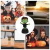 Halloween Car Dashboard Solar Powered Dancing Toys 5x7x11cm Skull Pumpkin Zombie Witch Car Shaking Head Dancer Doll Figurines Ghost Dancers Figurine for Halloween Party view 3